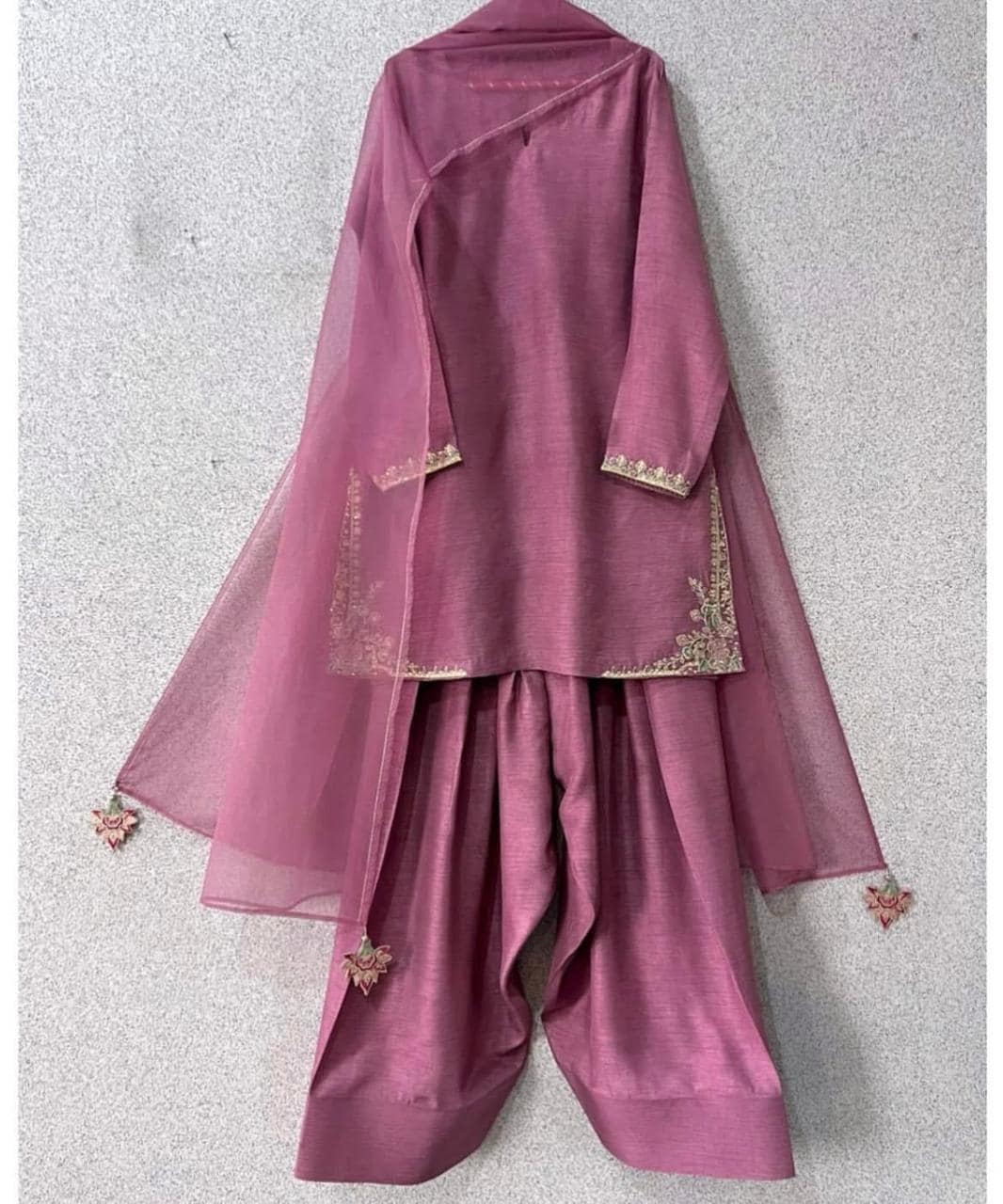 Embroidered Silk Farshi Shalwar Suit Pakistani Wedding Outfit,mehndi dholki desi attire,eid parties indian uk wedding,made to order clothing