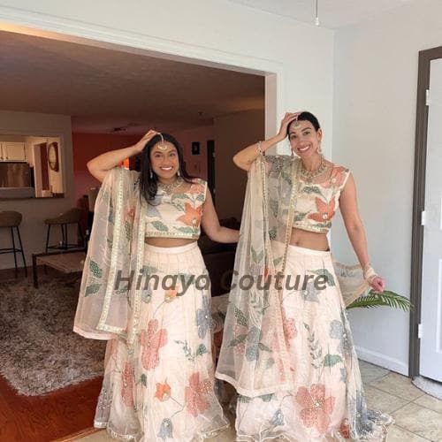 Pakistani Organza HandPainted- handcrafted 3 piece sshisha silk indian viral-trending suit uk usa canadian desi lovers