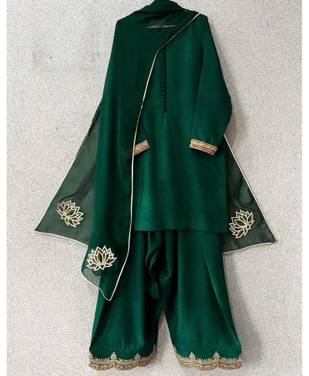 Embroidered Silk Farshi Shalwar Suit Pakistani Wedding Outfit,mehndi dholki desi attire,eid parties indian uk wedding,made to order clothing