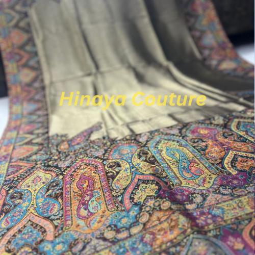 Pure Moonlight Kani Shawl | Handwoven Reversible Shawl |Luxury Winter Wrap for Canada USA UK | Party & Wedding Wear Stole, warm feel,indian