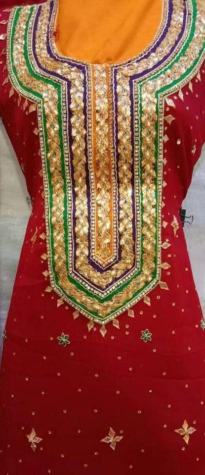 Mehndi Dholki Gharara Outfit – Traditional Gota Work with Vibrant Colors pakistani uk desi family lovers punjabi indian