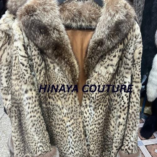 Chic faux fur Animal print coat, warm handmade jacket, stylish winter outerwear for men n women, fast shipping to UK, USA, Canada & Europe