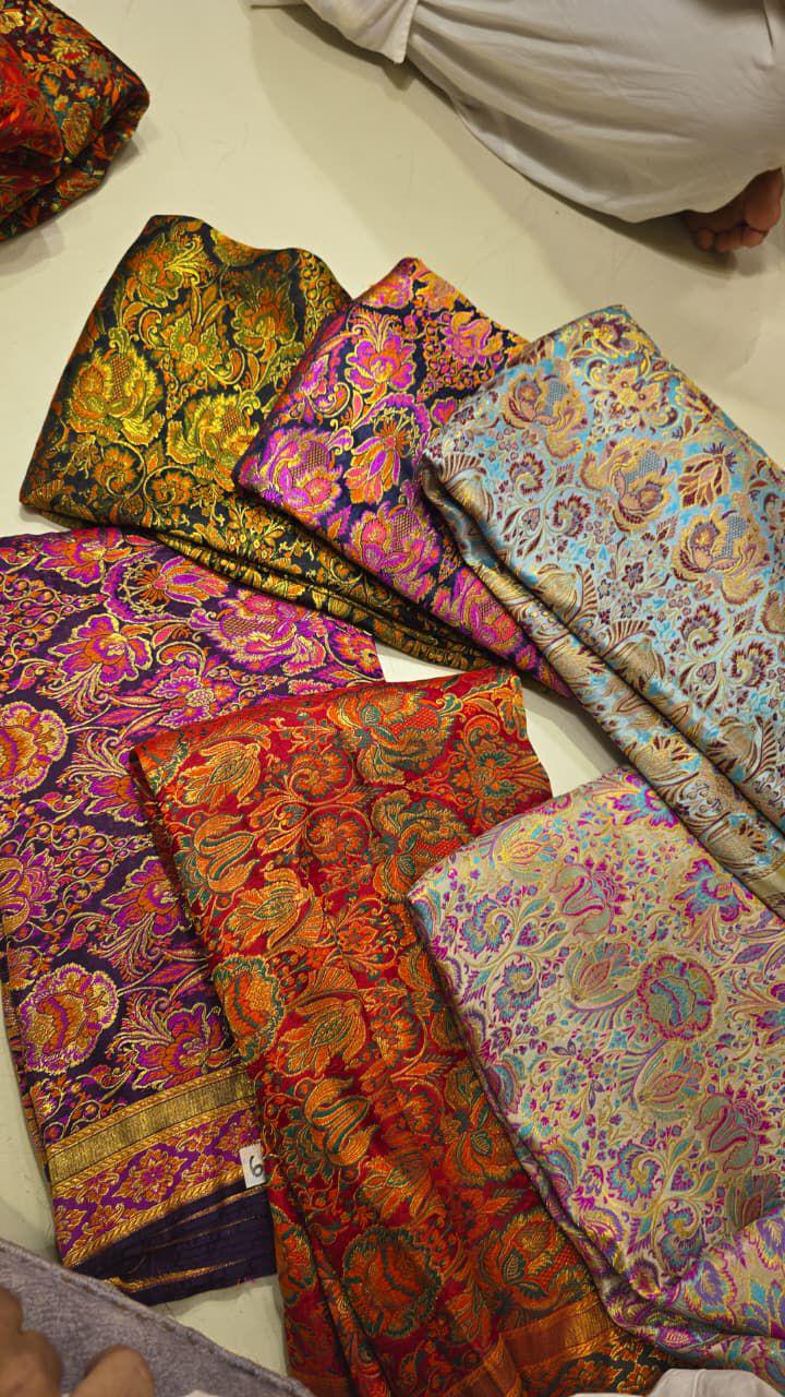 PURE Handloom Kimkhwab Banarsi bridal-party wear Shawl – A Regal Masterpiece