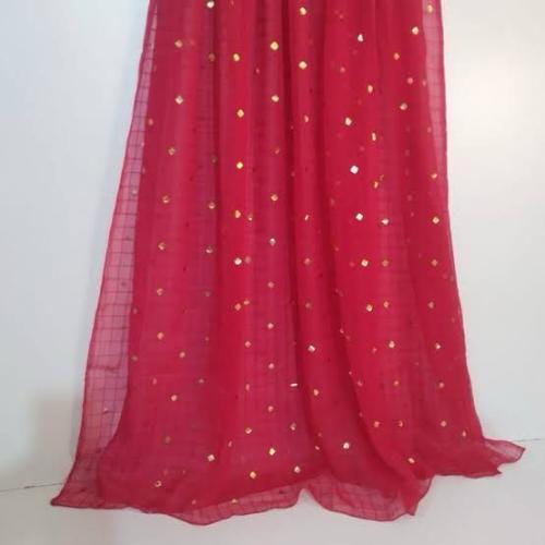 Red nikah pakistani party wear 3 piece - FARSHI shalwar suit,qabool hai indian frock maxi