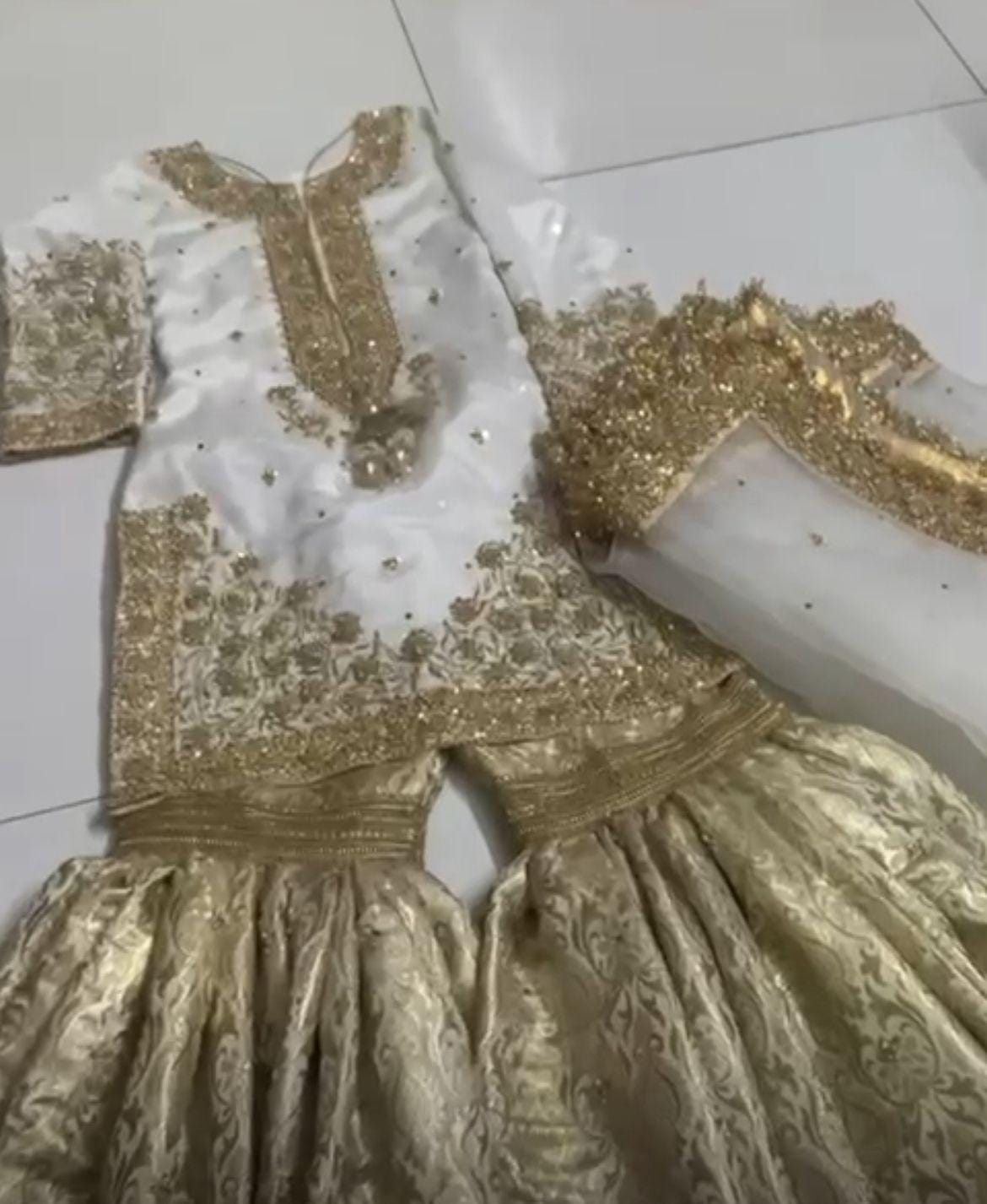Red Lehenga Garara Palazzo Suit: Pakistani Wedding Outfit uk lovers,bridesmaid,customised with love