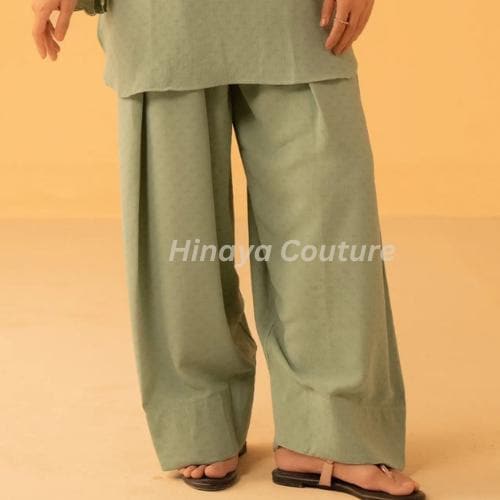 Choose any 3 articles,100% customized,in your fabric & color of choice Handmade in Pakistan-FARSHI-PLAZO-PANTS
