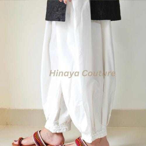Choose any 3 articles,100% customized,in your fabric & color of choice Handmade in Pakistan-FARSHI-PLAZO-PANTS