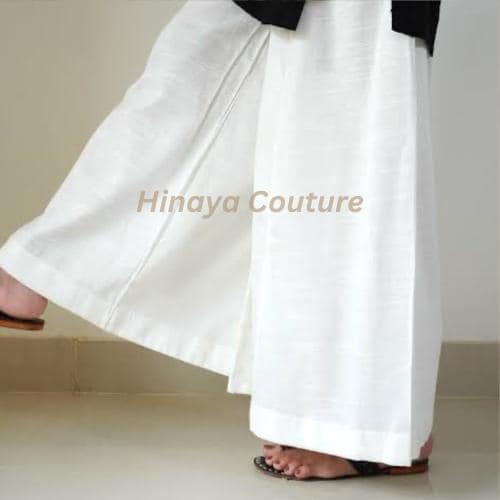 Choose any 3 articles,100% customized,in your fabric & color of choice Handmade in Pakistan-FARSHI-PLAZO-PANTS