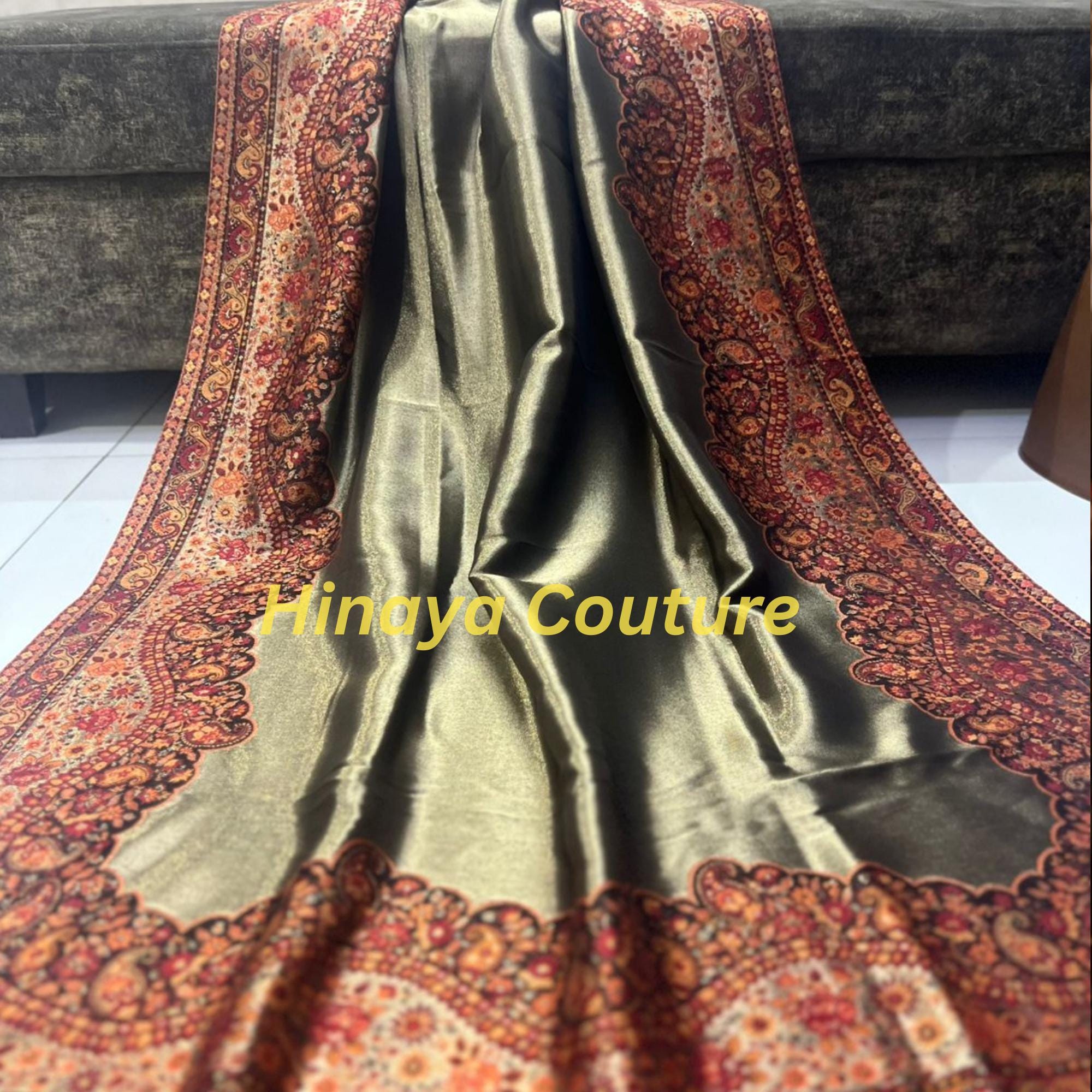 Pure Moonlight Kani Shawl | Handwoven Reversible Shawl |Luxury Winter Wrap for Canada USA UK | Party & Wedding Wear Stole, warm feel,indian