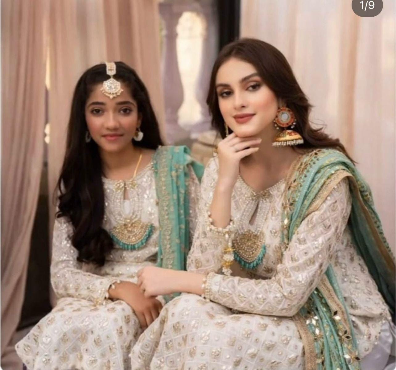 Pakistani Foil Chicken Kari 3-Piece Chiffon Outfit | Eid • Nikah • Wedding • Party Wear,indian desi attire,punjabi lovers uk n usa